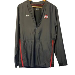 Nike Ohio State Buckeyes Pullover Jacket S Athletic Football OSU Game Day‎